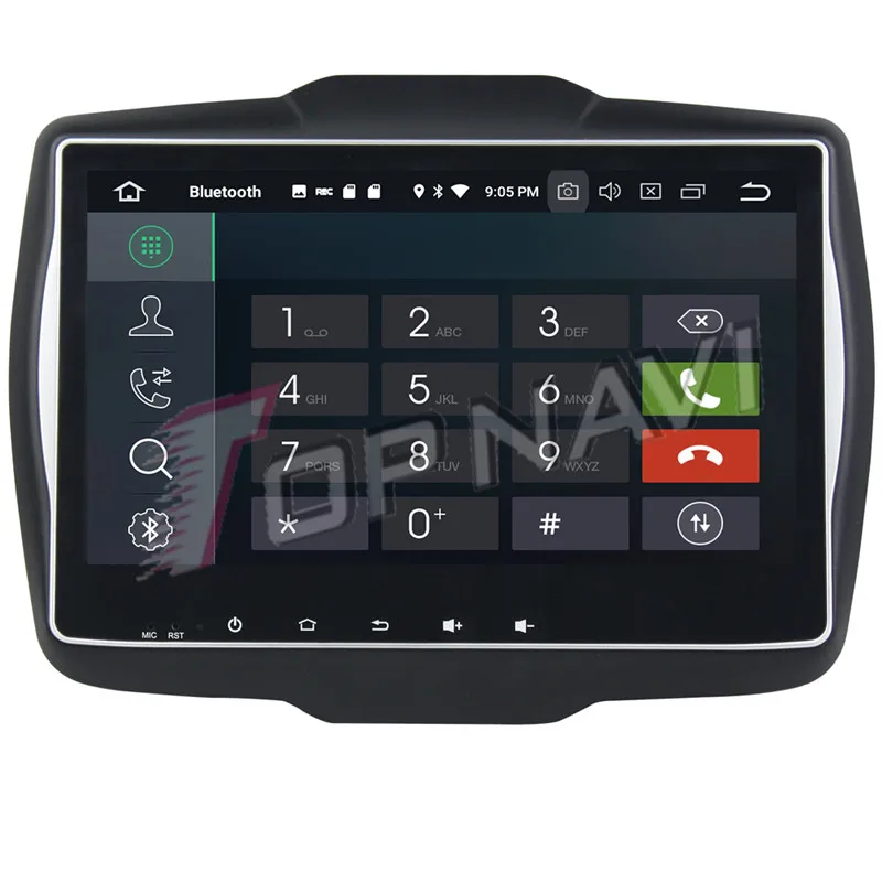 Topnavi 4 ядра 9 &quotAndroid 8 1 Автомобильный gps навигация для Jeep Renegade 2016 2017 Авто радио