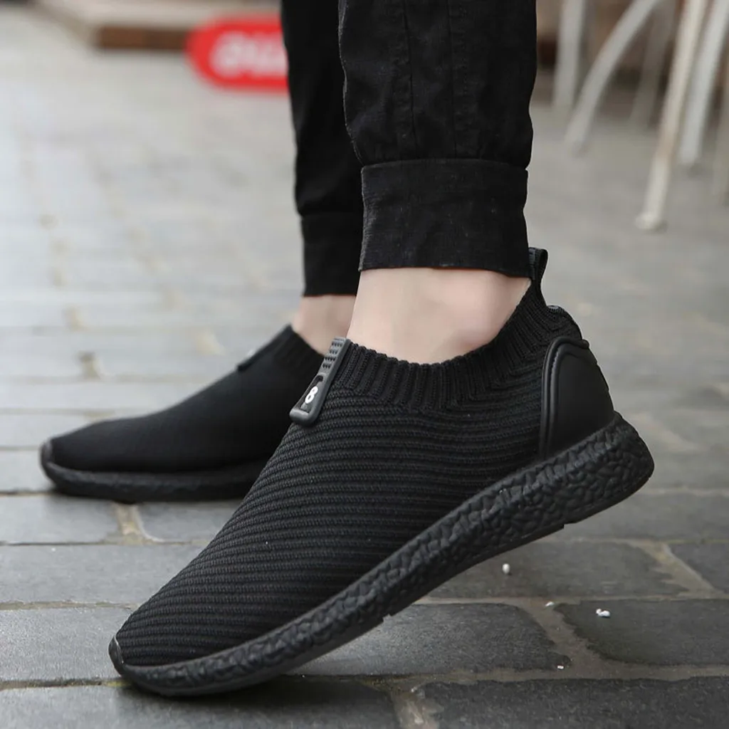 Летние мужские кроссовки из мягкой сетчатой ткани Повседневная простая сетчатая