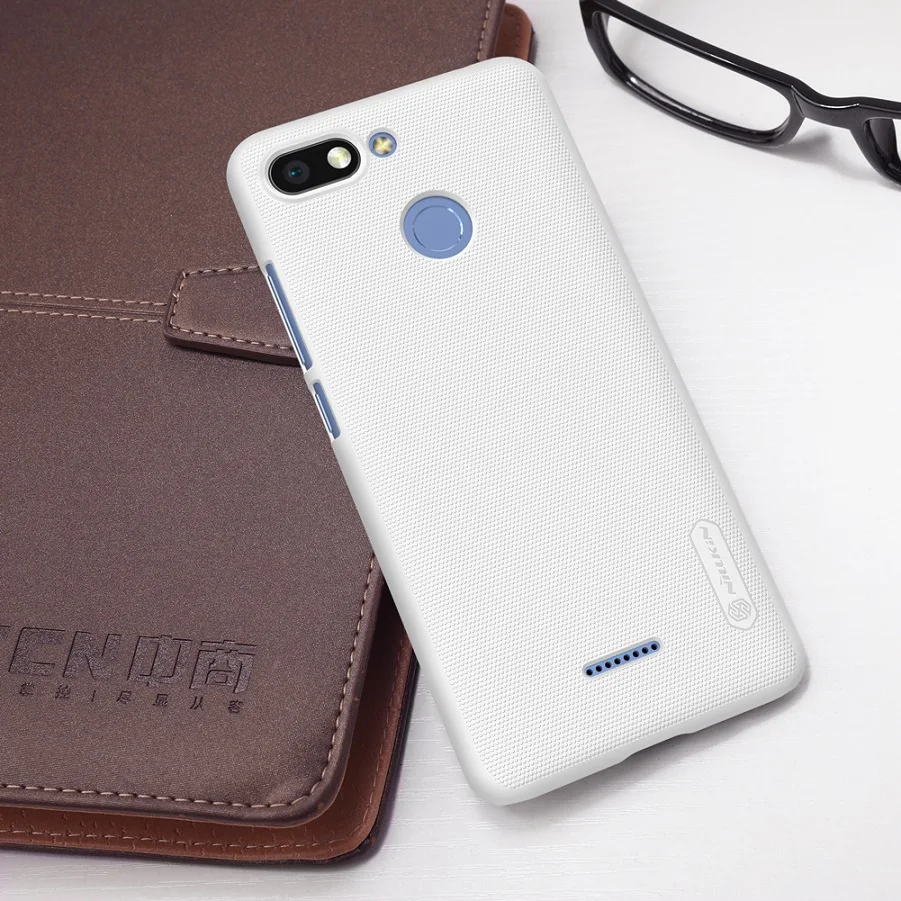 Redmi 6 case cover Nillkin 5.45'' Frosted PC Matte hard back Gift Phone Holder for xiaomi redmi phone |