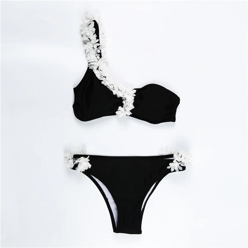 Tonichella бразильский комплект бикини для женщин сексуальный ручной работы цветок