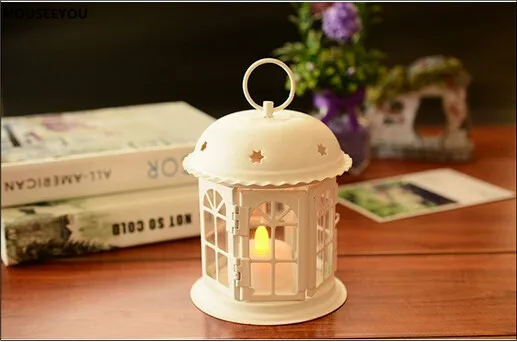 Старинные подсвечники железные для Белого дома кабинета бара кофейного