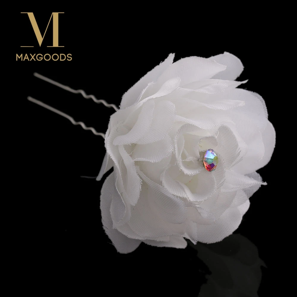 Новинка 2017 шикарная заколка для волос из шифона и тюля с розами заколки свадебных