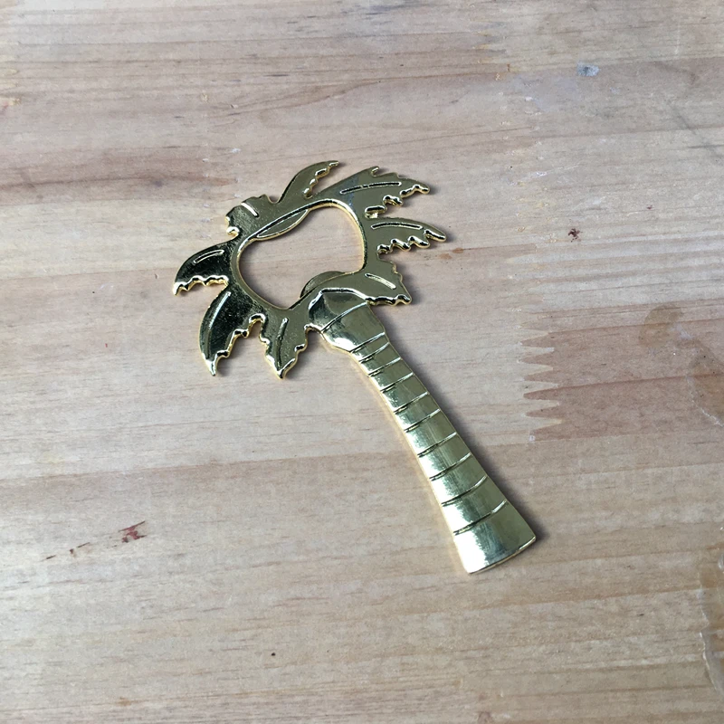 Бесплатная доставка открывалка для пивных бутылок Золотая пальма инструмент