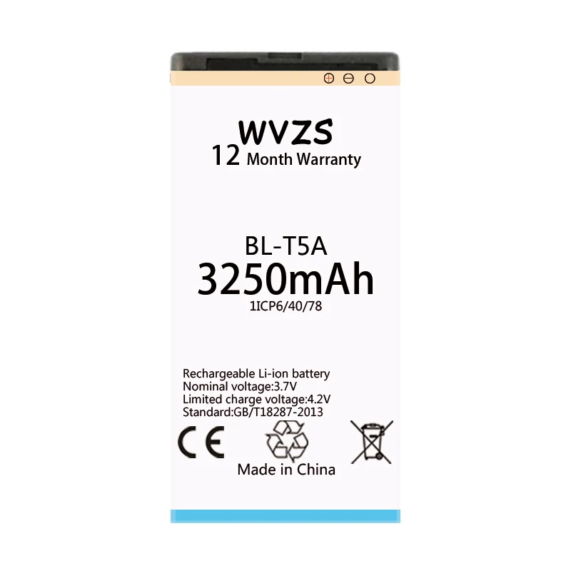 Wvzs 3250mAh литий ионный аккумулятор BL T5A для Nokia microsoft Lumia 550 Lumia550 сменные