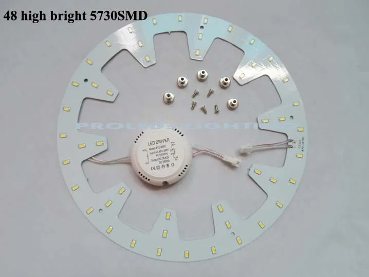 Супер яркий светодиодный потолочный светильник 5730smd 2400lm 24 Вт магнитный круглый