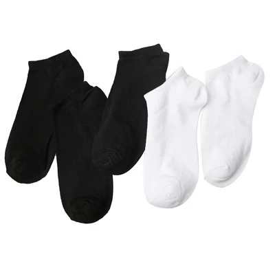 Style 6 10 шт. = 5 пар, мужские короткие носки, черные, белые Стильные повседневные короткие носки, мужские тапочки, мужские носки-башмачки с закрытым носком, Meias - Цвет: Style 6