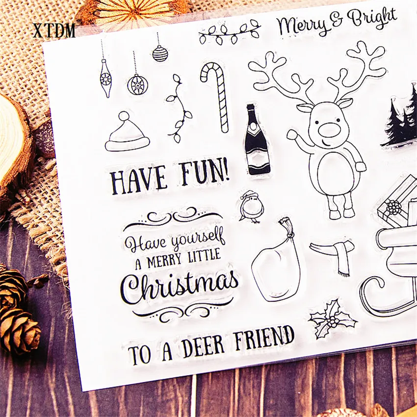 Горячая Распродажа Пасхальный набор прозрачных штампов/Силиконовые пломбы