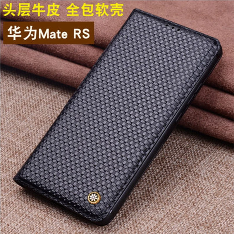 2018 Новый Модный чехол для Huawei Mate RS Porsche из натуральной коровьей кожи кожаные чехлы