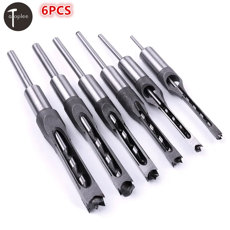 6 шт. 1/4 &quot5/16&quot 3/8 &quot1/2&quot 9/16 &quot5/8&quot столярное квадратное Отверстие теноновое