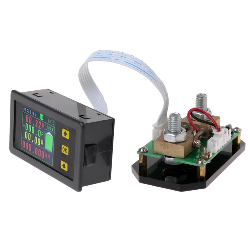 DC120V 100A 200A 300A 500A ЖК-дисплей комбинированный измеритель напряжения мониторинг тока