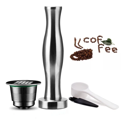 Кофейные капсулы из нержавеющей стали кофейные для nespresso перерабатываемые