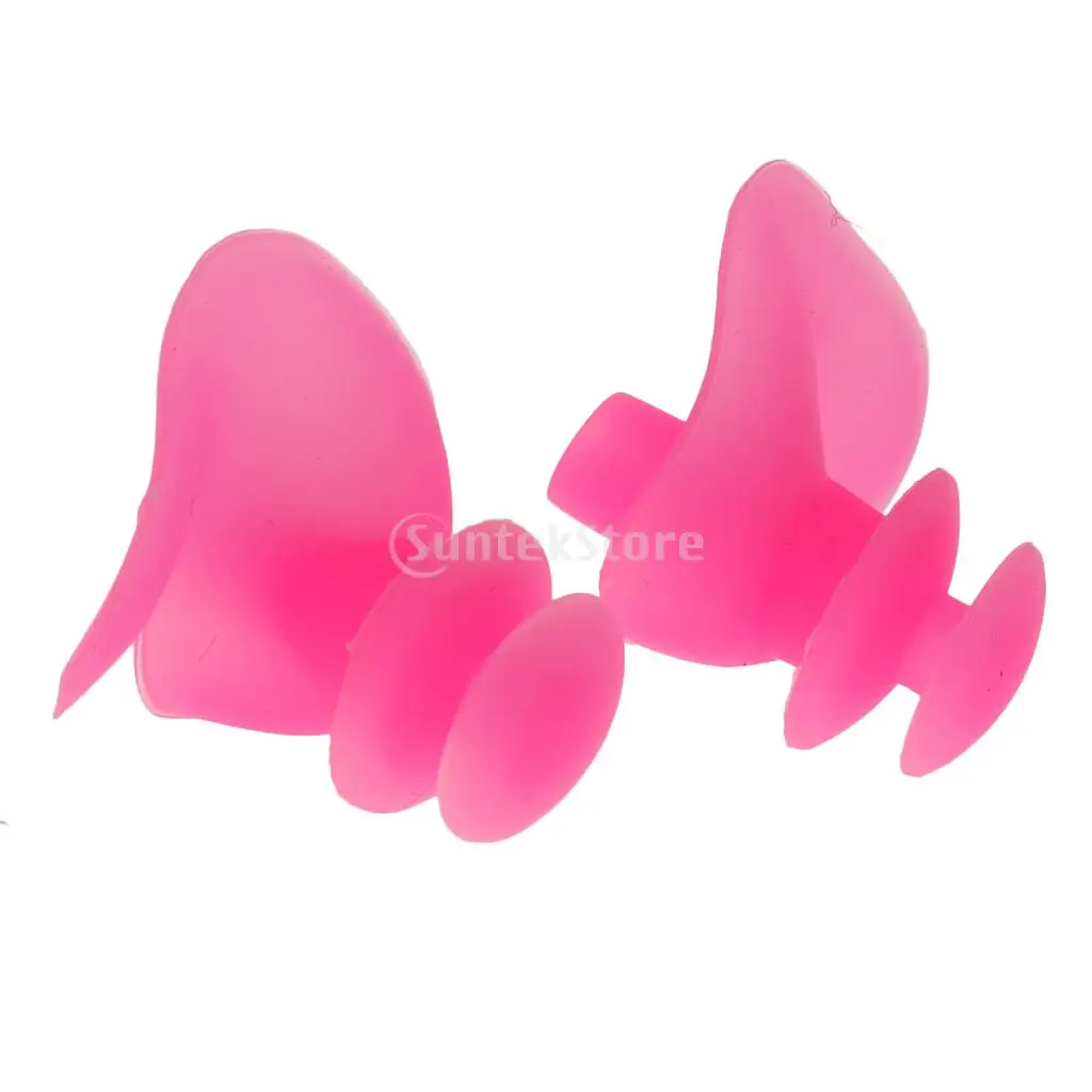 

Unisex Adults Swimming Ear Plug Silicone Ears Plugs Swim Earplugs for Hearing Protection Safety