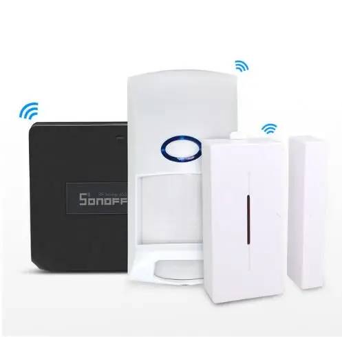 Sensor PIR2 Bridge SONOFF CT60 PIR2 беспроводной инфракрасный детектор охранной сигнализации датчик движения человеческого тела для умного дома охранная сигнализация - Комплект: Sensor PIR2 Bridge