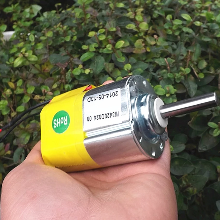 Электродвигатель с постоянным магнитом постоянный ток 24 В шарикоподшипником и