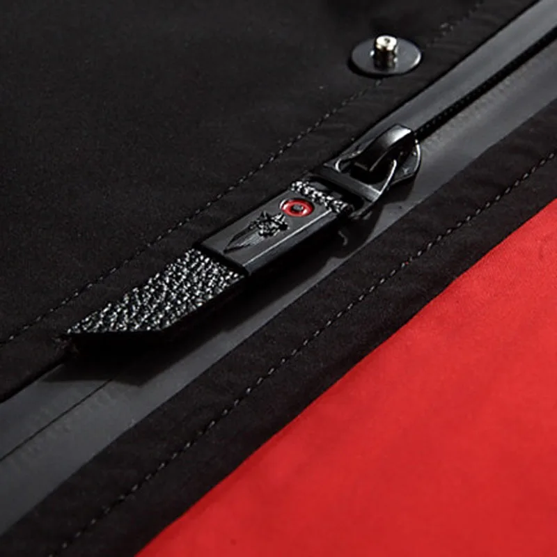 Мужская повседневная пуховая куртка VROKINO черная приталенная теплая с капюшоном