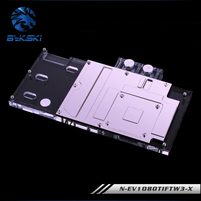 N-EV1080TIFTW3, Bykski водяное охлаждение GPU Блок воды для EVGA GTX1080Ti FTW3 игровой компьютер VGA Охладитель часть