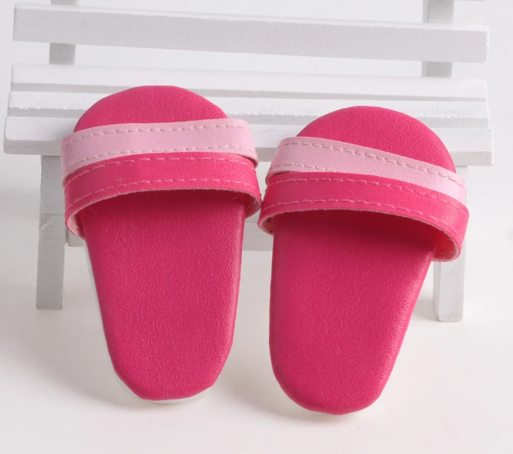 

Doll slippers Doll Shoes fit 18" American Doll Accessories Shoes