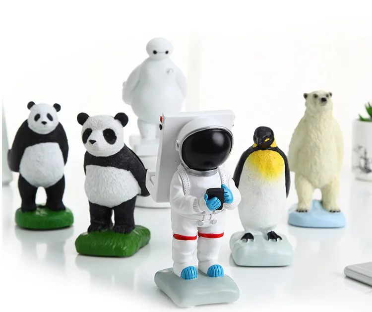 Астронавт держатель для мобильного телефона Spaceman Настольный полимерный держатель для мобильного телефона креативный стенд для мобильного телефона