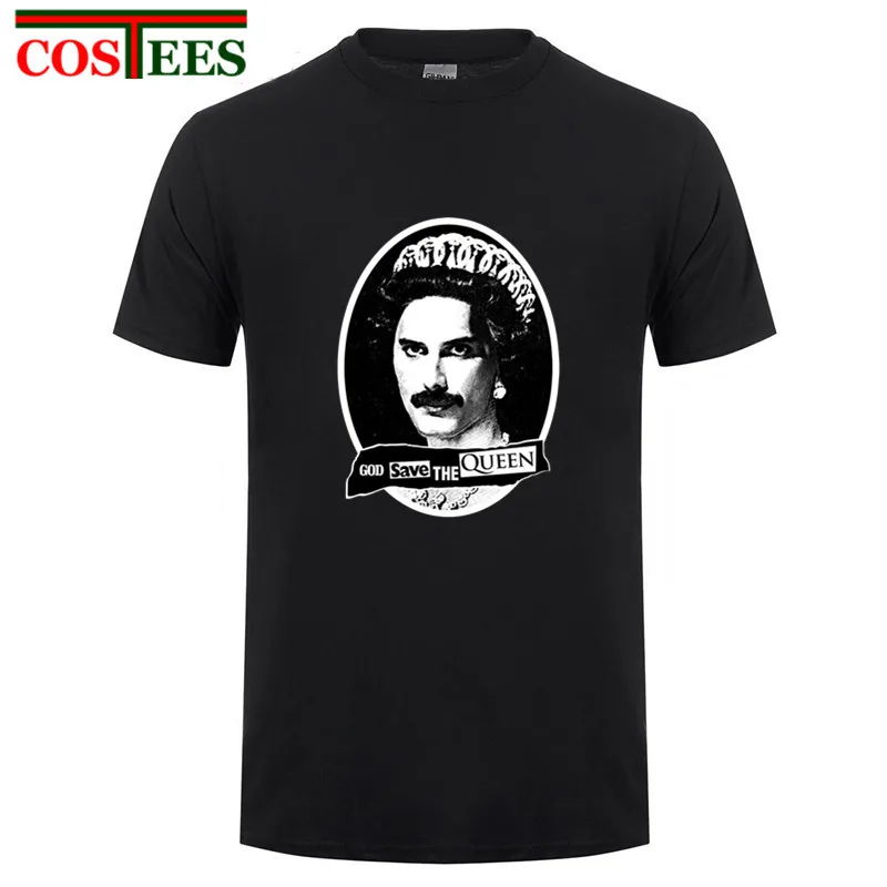Мужская футболка с надписью Funny God Save the Queen британской королевой монархией