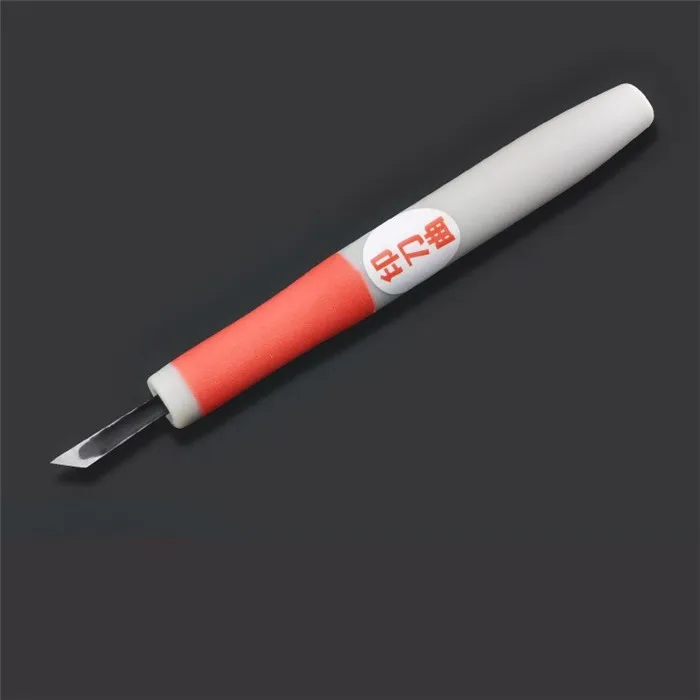 Printing knife 1 шт. японский резиновый штамп, Гравировальный нож, ручка, дерево, ремесла, инструмент для резьбы фруктов, лезвие, резак для резки бумаги, офисные школьные принадлежности, сделай сам - Цвет: Printing knife