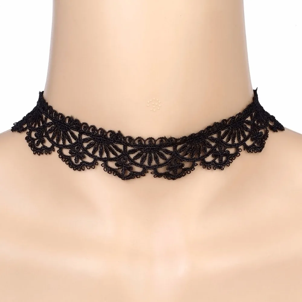2018 массивное черное кружевное ожерелье чокер для чудо женщин свадебные