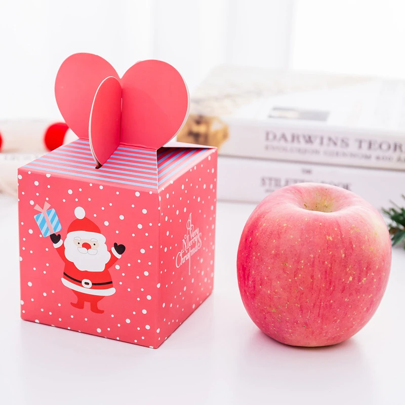 DL Рождественская коробка для упаковки яблок рождественский подарок большая - Фото №1