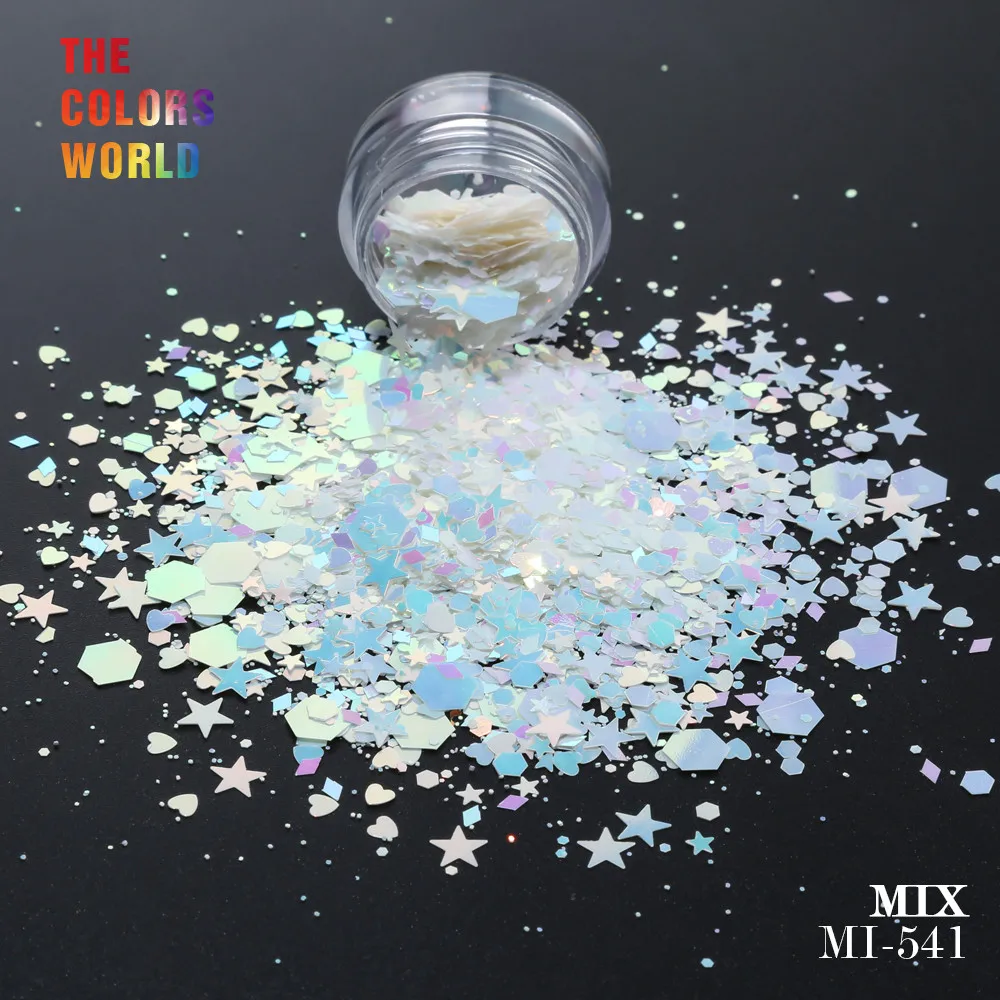 Мерцающие Блестки для ногтей разных размеров разные формы дизайна украшение