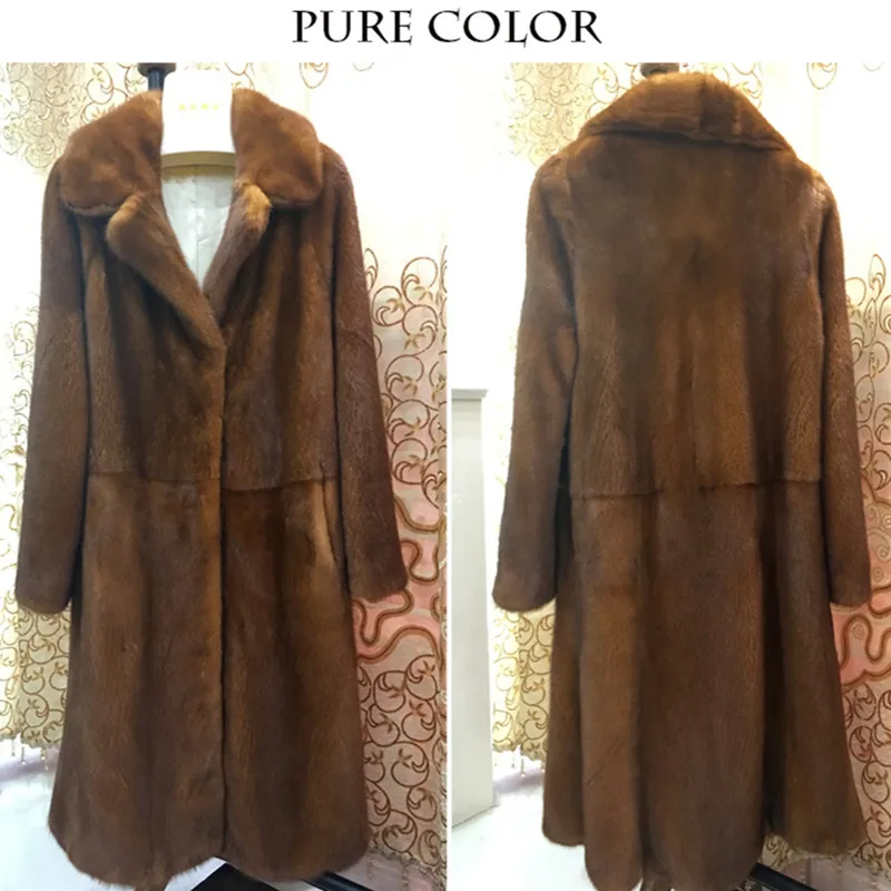 LVCHI mink coat Coral snakes Russia classic mink  Wholesale Natural fur coats vintage fur Warm mink fur coat noble Jackets women