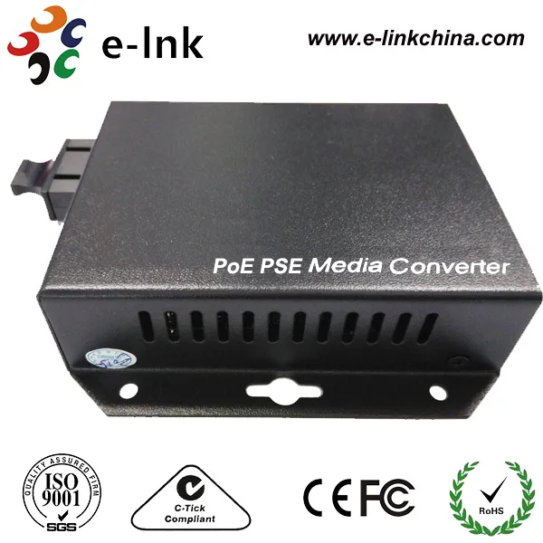 Одномодовые настенные медиаконвертеры 1xRJ45 1xSC 10/15 4 Мбит/с 100 Вт|medias convertibles|poe ethernetpoe