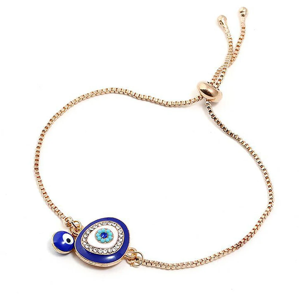 Модные украшения женские браслеты от сглаза для женщин золотые цепочки ручной