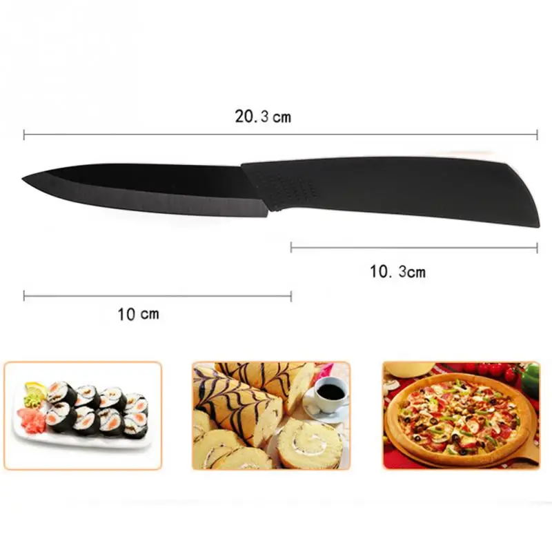 Black Blade Ceramic Knife sets for kitchen knives set ABS Handle Kitchenware with peeler 3&quot4&quot5&quot6&quot inch Kitchen knife | Дом и