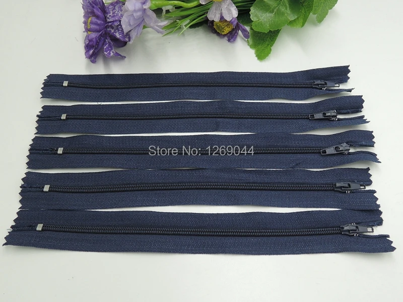100 шт темно синий цвет 30 см нейлоновые катушки молнии Портной Швейные аксессуары