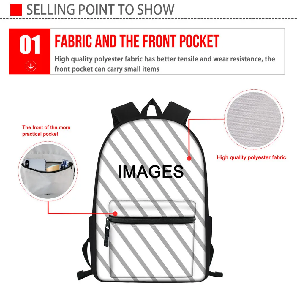 Детские школьные ранцы FORUDESIGNS для девочек холщовый рюкзак с принтом музыкальных