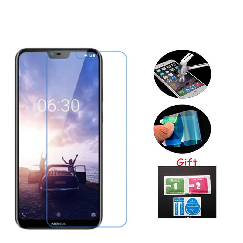 3xfor NOKIA X6 2018 защита для экрана Премиум Закаленное стекло мягкая нано