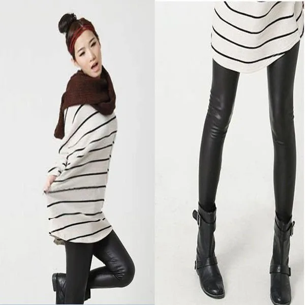 2017 большой Размеры Весна Для женщин сексуальная Имитация из матовой кожи