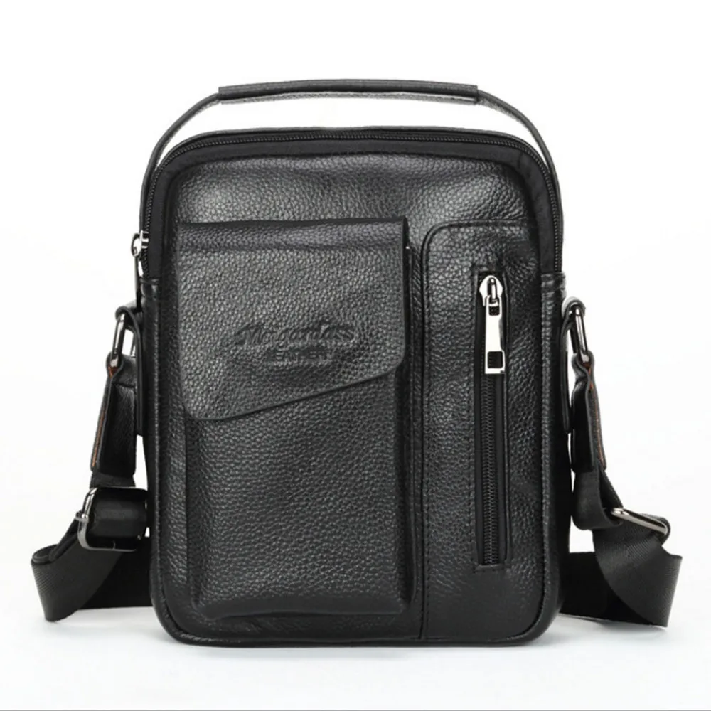 Кожаная сумка через плечо для мужчин деловой Повседневный мессенджер портфель
