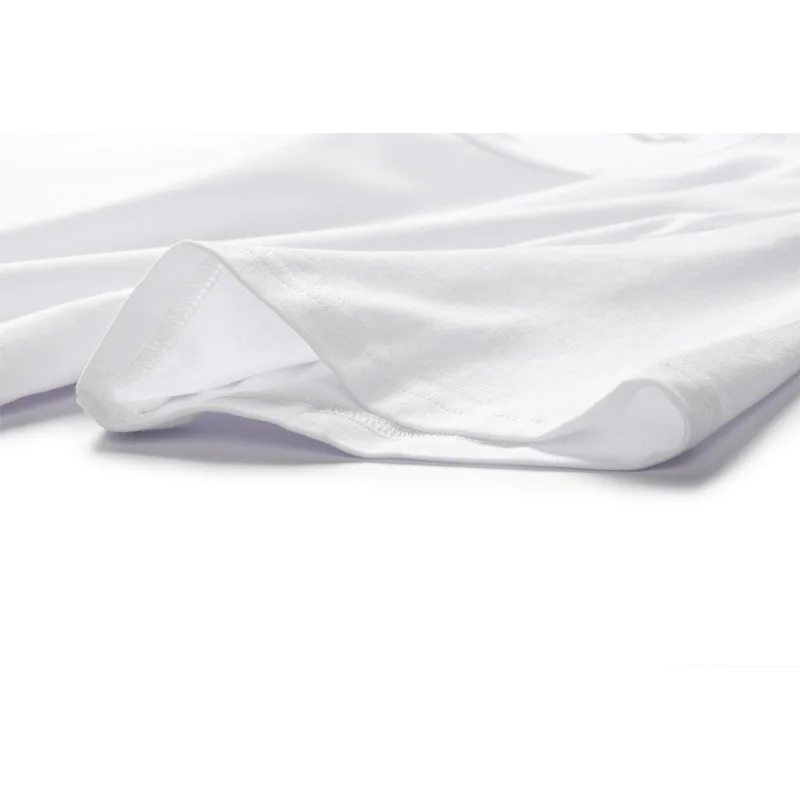 Мужская хлопковая футболка Enjeolon модная с коротким рукавом и принтом 3 цвета