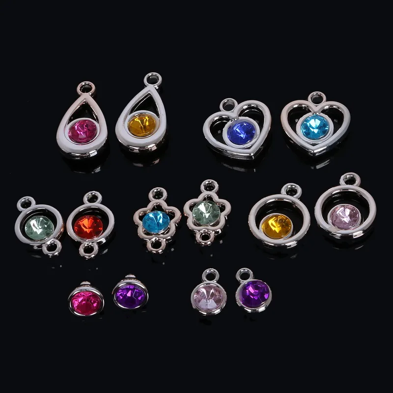 Оптовая продажа пластиковые акриловые подвески разных размеров 20 шт. модные для