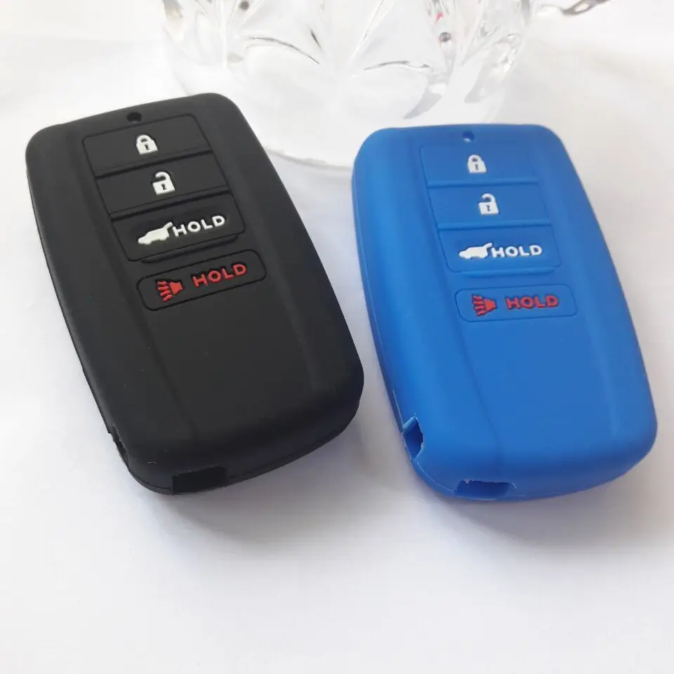 Силиконовый чехол для пульта дистанционного управления смарт ключей Acura 4 кнопки