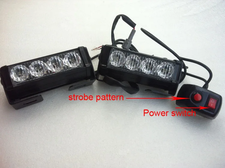 12v мотоцикл Led мигает Дневной светильник полицейских патрульных защита