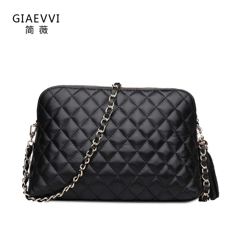 GIAEVVI Women Messenger Bag Genuine Leather Handbag Fashion Clutch Lady Shoulder Luxury Designer Handbags Crossbody for Girl | Багаж и