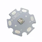 Светодиодный излучатель EverLight 3 Вт 3535, Ультрафиолетовый цвет, высокая мощность, нм, 10 шт.