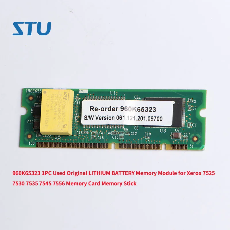 960K65323 1 шт. используется оригинальная литиевая батарея DDR модуль памяти для Xerox 7525 7530 7535 7545 7556 карта памяти