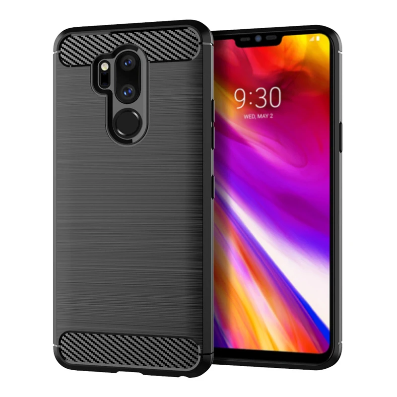 Для LG G7 ThinQ Чехол для мобильного телефона из матового углеродного волокна силиконовый защитный чехол для LG G7 мягкий чехол