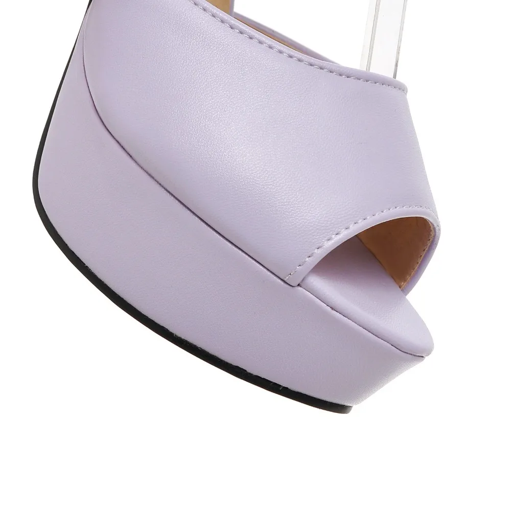 MoonMeek/милые модные женские босоножки летняя обувь на высоком каблуке большие