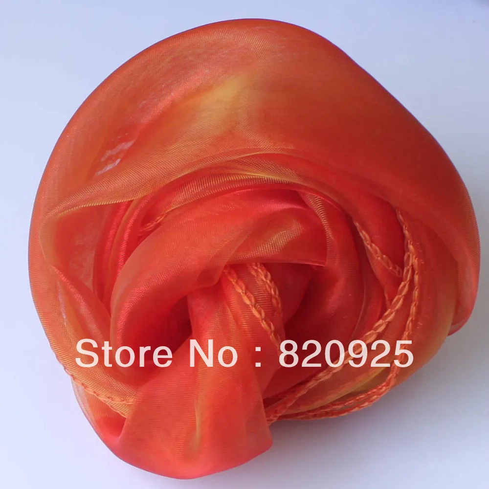 10 х оранжевые снежные прозрачные органза широкие бегуны для стола свадебной