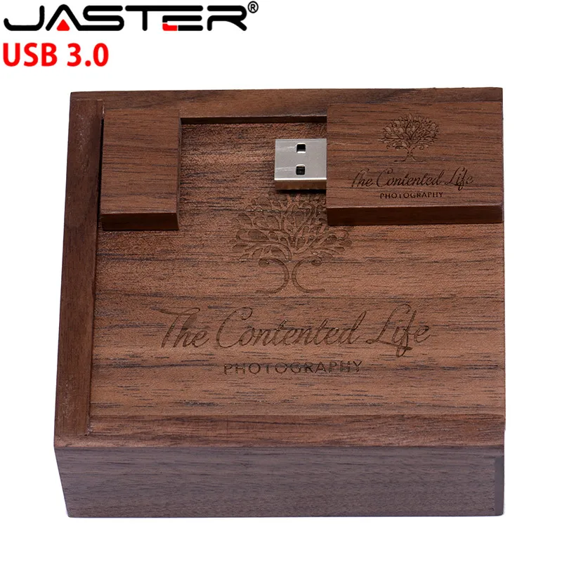 USB флеш накопитель JASTER деревянный 4/6 ГБ 3 0*10 5 мм|USB флэш-накопители| |