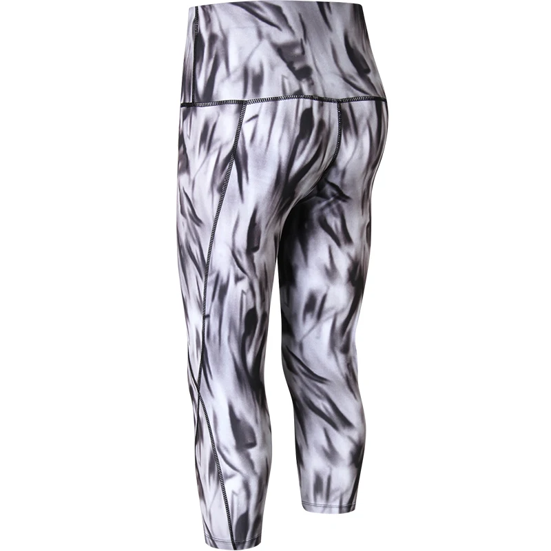 Женские штаны YD для йоги с принтом спортивные Леггинсы фитнеса одежда