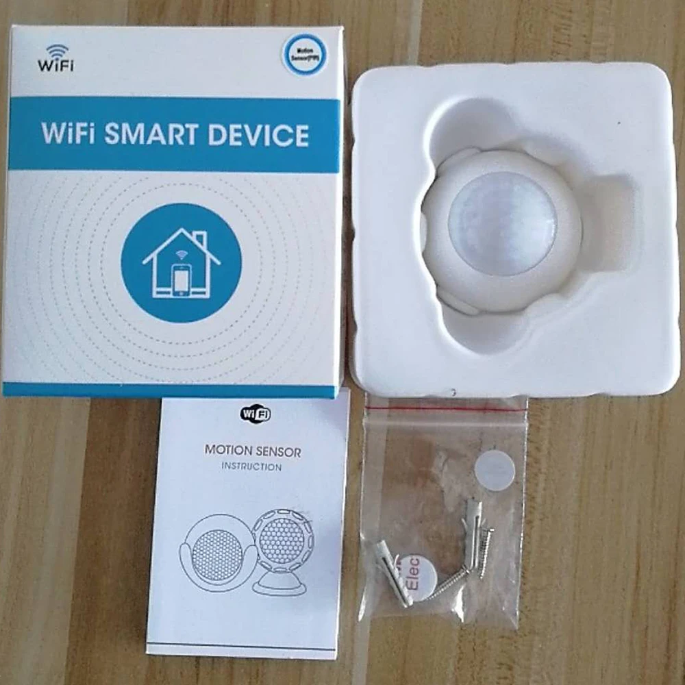 Tuya Smart Life PIR датчик движения Детектор открытия двери и окна 100db сирена сигнализации комплект продаж