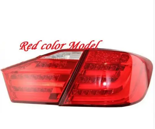 RED Автомобильный Стайлинг для Toyota Camry задний светильник s 2012 2013 Camry V50 светодиодный задний светильник Aurion задний фонарь DRL+ тормоз+ Парк+ сигнал - Цвет: RED